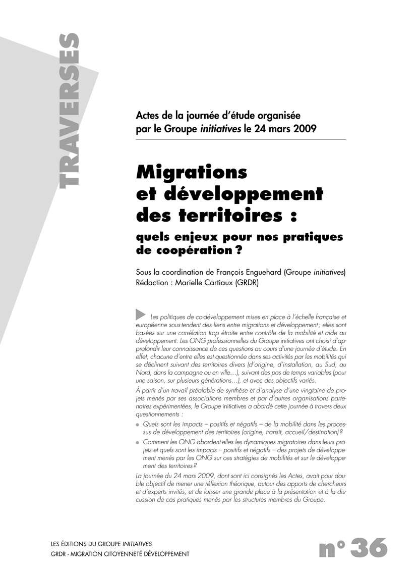 Migration et développement des territoires quels enjeux pour nos